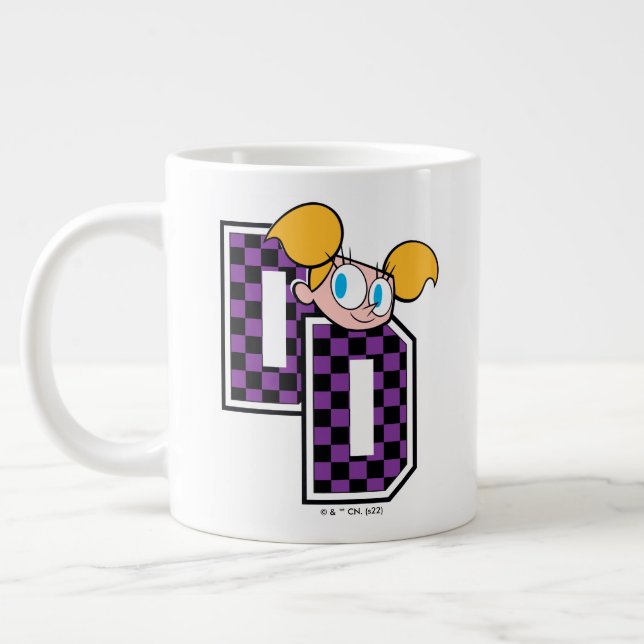 Dee Dee Athletic Letters Graphic Large Coffee Mug (Left)