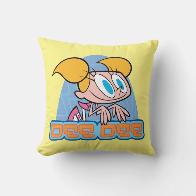 Dee Dee Character Name Graphic Cushion (Front)