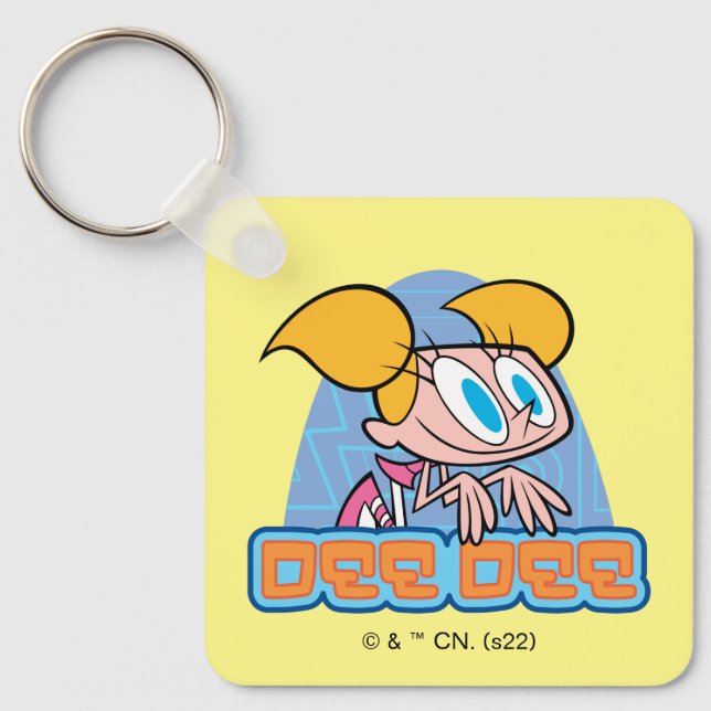 Dee Dee Character Name Graphic Key Ring (Front)
