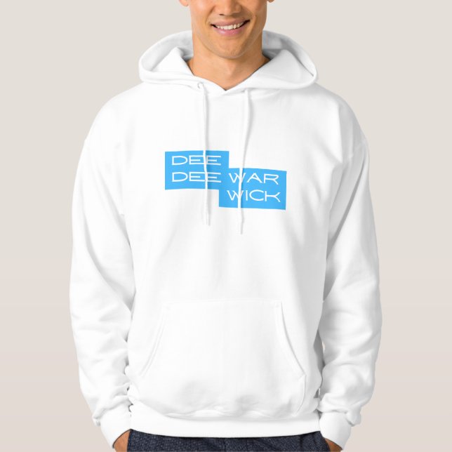 Dee Dee Warwick Blue Men's Hoodie (Front)