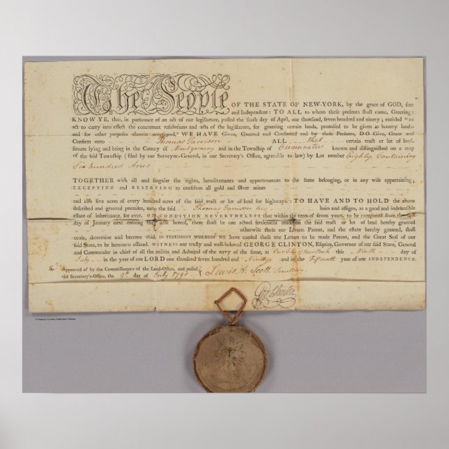 Deed, New York Poster (Front)