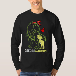 Deedeesaurus Deedee Tyrannosaurus Dinosaur Baby T-Shirt
