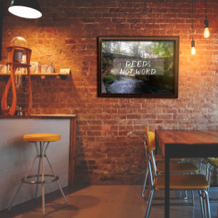 Deeds not word   inspirational proverb  poster