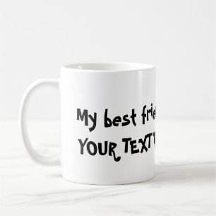 Deefa Dog, my best friend is ... mug