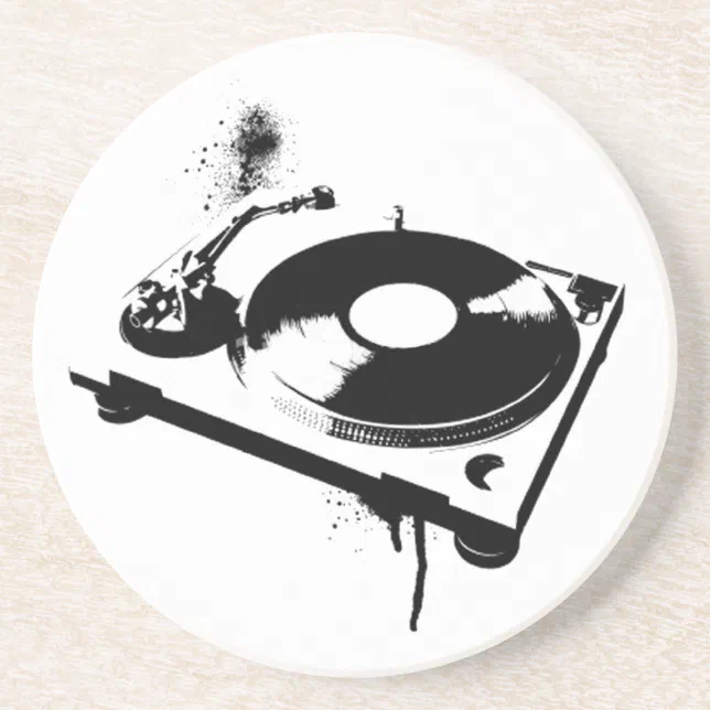 Deejay DJ Turntable Coaster House music gifts Zazzle .nz