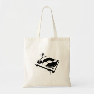 Deejay DJ Turntable Tote Bag Ibiza House Music