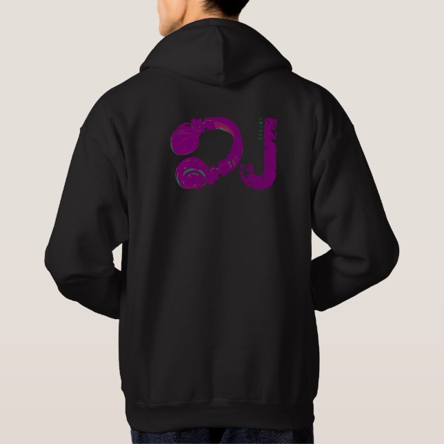 deejay, djs hoodie (Back)