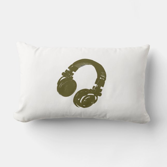 deejays headphone lumbar cushion (Front)