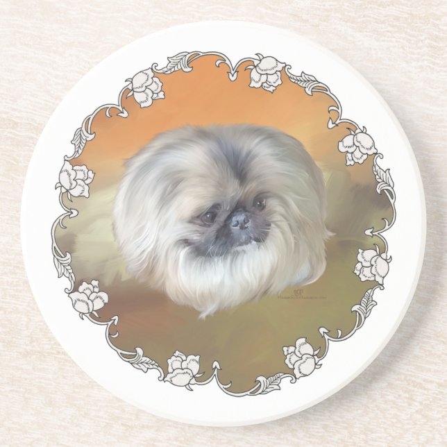 Deep Amber Coaster (Front)