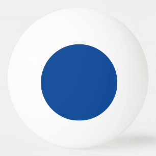Deep Blue #004095, Cool Blue Ping Pong Paddle Ball