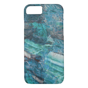Deep Blue Abstract Marble Pattern Case-Mate iPhone Case