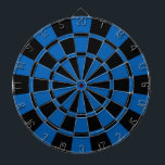 Deep Blue And Black Dartboard<br><div class="desc">Deep Blue And Black Dart Board</div>