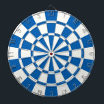 Deep Blue And White<br><div class="desc">Deep Blue And White Dart Board</div>