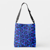 Deep Blue Flower Pattern