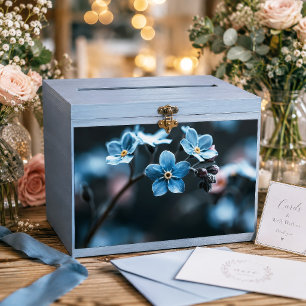 Deep Blue Forget-Me-Not Tissue Paper
