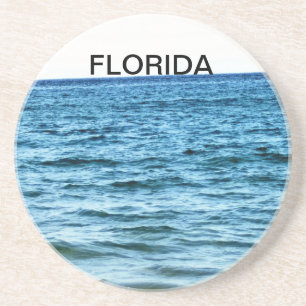 Deep Blue Ocean Surface View Coaster