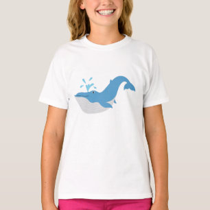 Deep Blue Ocean Whale T-Shirt