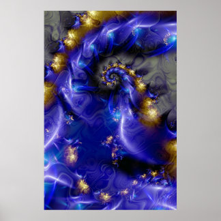 Deep blue. poster