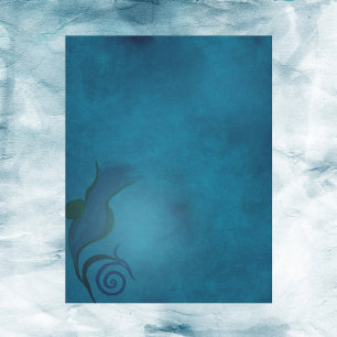 Deep Blue Scrapbook Paper