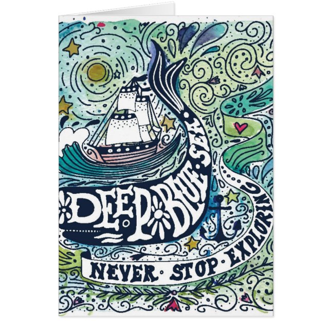 Deep Blue Sea |Never Stop Exploring (Front)