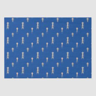 Deep Blue Sea Squid Pattern Tissue Paper