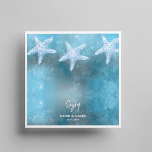 Deep Blue Sea Wedding  Napkin
