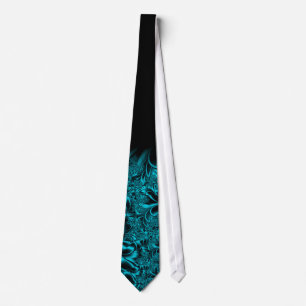 Deep Blue Something Fractal Artwork Tie