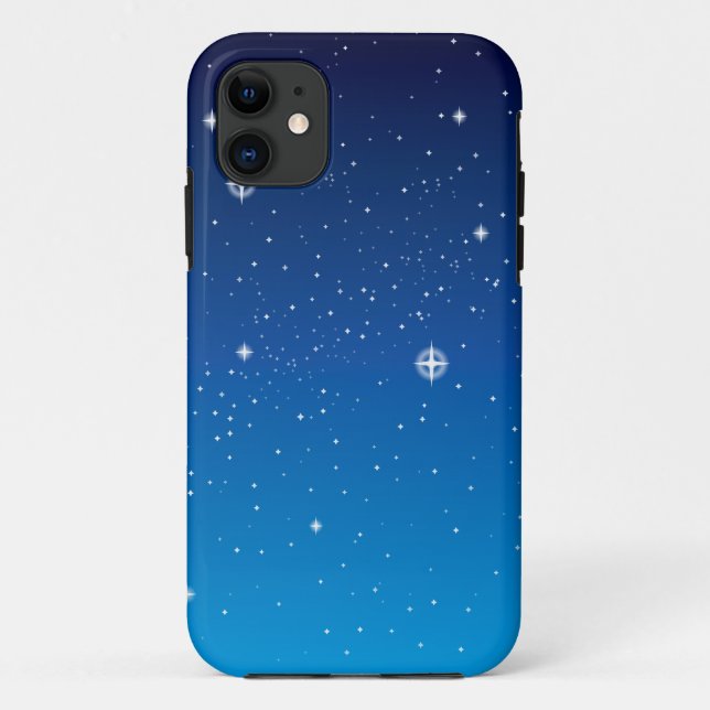 Deep Blue Starry Night Sky Case-Mate iPhone Case (Back)