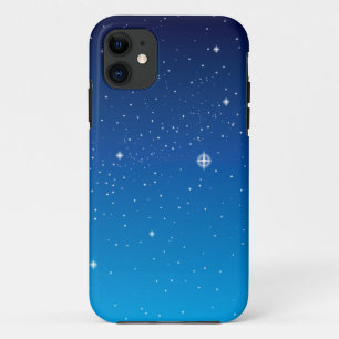 Deep Blue Starry Night Sky iPhone 11 Case