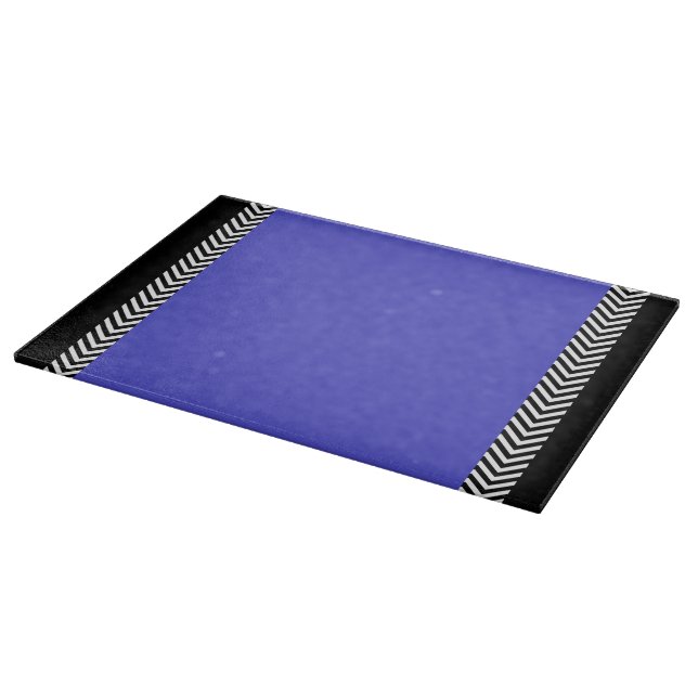 Deep Blue Tempered Glass Cutting Board (Corner)