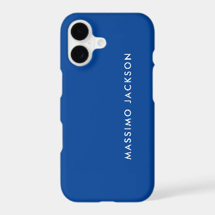Deep Blue Trendy Modern Professional