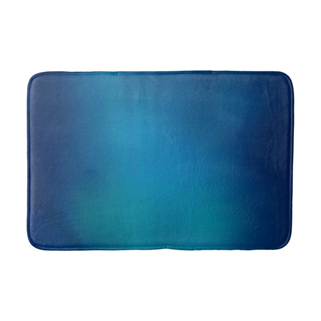 Deep Blue Underwater Glow Bath Mat (Front)