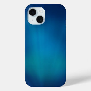 Deep Blue Underwater Glow iPhone 15 Case