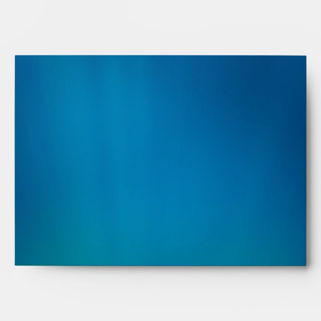 Deep Blue Underwater Glow Envelopes (Front)