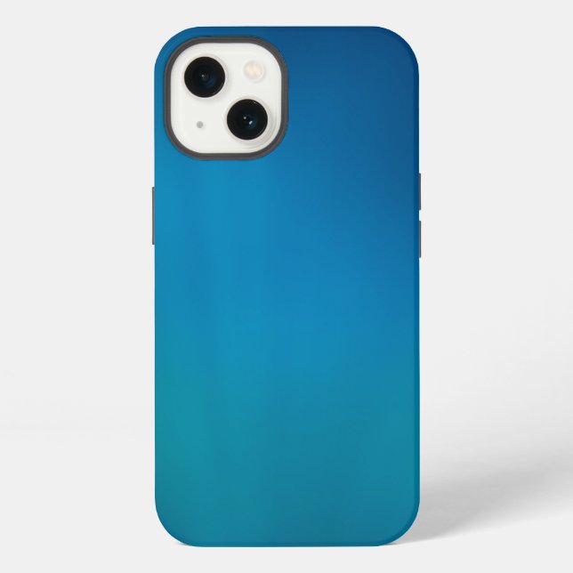 Deep Blue Underwater Glow iPhone Case (Back)