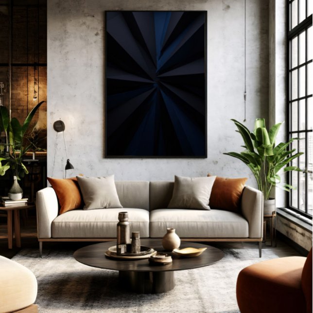 Deep Blue Vortex Poster (Creator Uploaded)