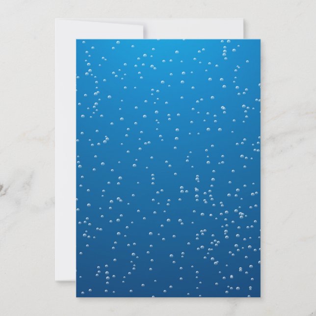 Deep Blue Water and TIny Bubbles (Front)