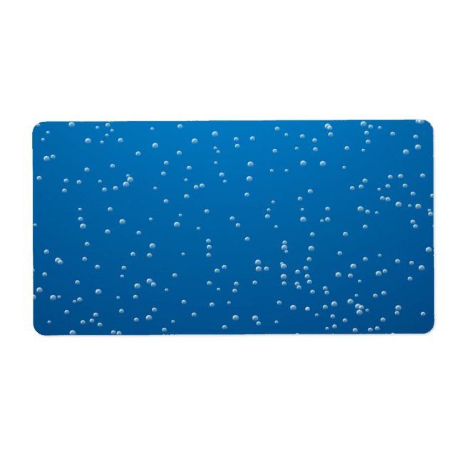 Deep Blue Water and Tiny Bubbles (Front)