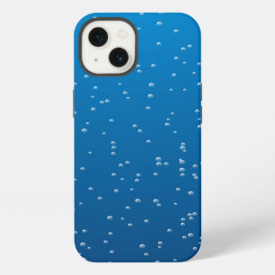 Deep Blue Water and Tiny Bubbles iPhone 13 Case
