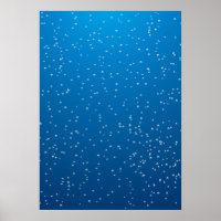 Deep Blue Water and Tiny Bubbles