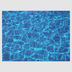 deep blue water tissue paper