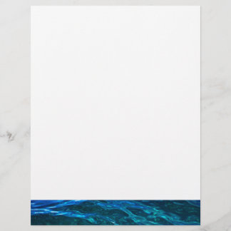 Deep blue waters