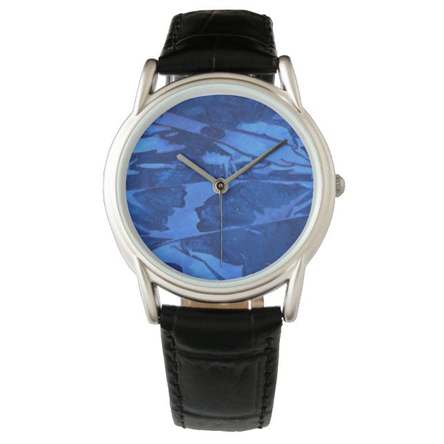 Deep blue waters, undersea trenches watch (Front)