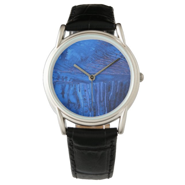 Deep blue waters, undersea trenches watch (Front)