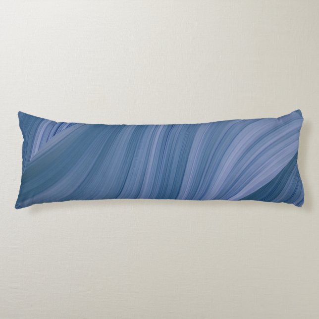Deep Blue Waves Body Cushion (Front)