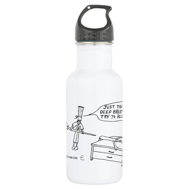 Deep Breath 532 Ml Water Bottle (Front)