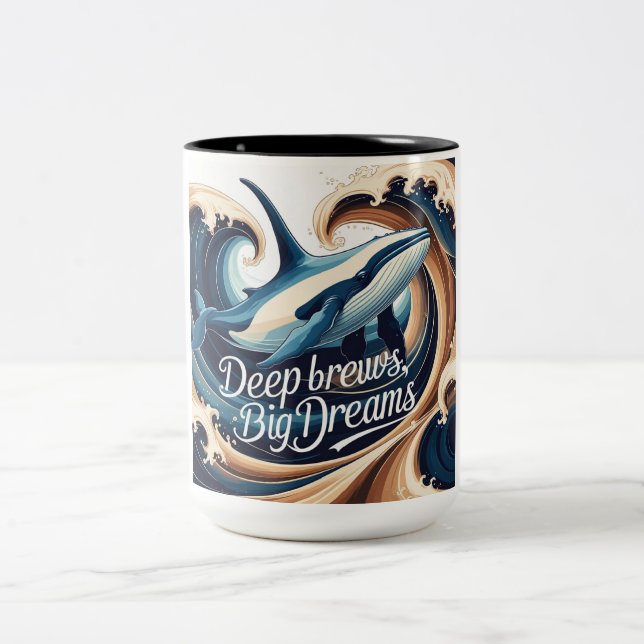Deep Brews, big Dreams Mug (Center)