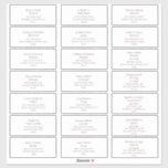 Deep Brown Font Wedding Guest Address Labels<br><div class="desc">These deep brown font wedding guest address labels are perfect for your modern elegant minimalist wedding. The design features minimal contemporary font accompanied by formal calligraphy. Keep it as is,  or choose to personalise it with your own artwork or photos!</div>