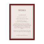 Deep Burgundy Formal Modern Classic Estate Wedding