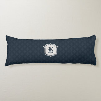 Deep Classic Navy Custom Monogram Body Cushion